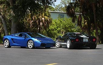 Lamborghini Gallardo  Ford GT  Heffner Performance.  Heffner Performance