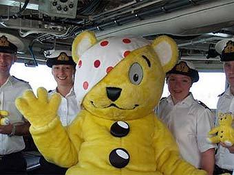Pudsey Bear.    royalnavy.mod.uk