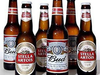  Bud (  Anheuser-Busch)  Stella Artois ( InBev).  ©AFP