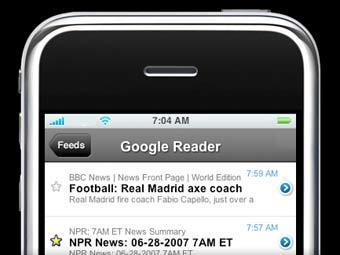 Google Reader   iPhone