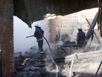 Латвийские пожарные. Фото ©AFP