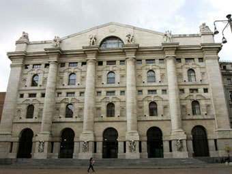    Borsa Italiana.  ©AFP