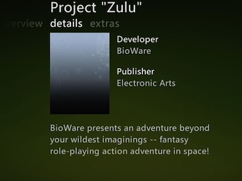  Project Zulu   Xbox Live