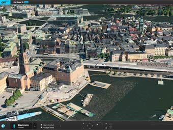   3D.    Ovi Maps