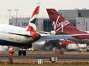  British Airways  Virgin Atlantic.  ©AFP